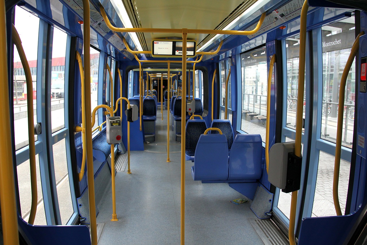 bus inside interior free photo