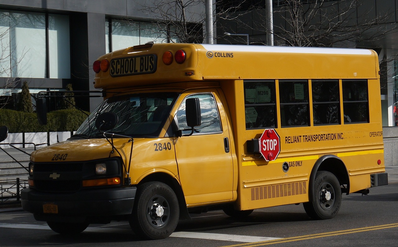 bus school bus new york free photo