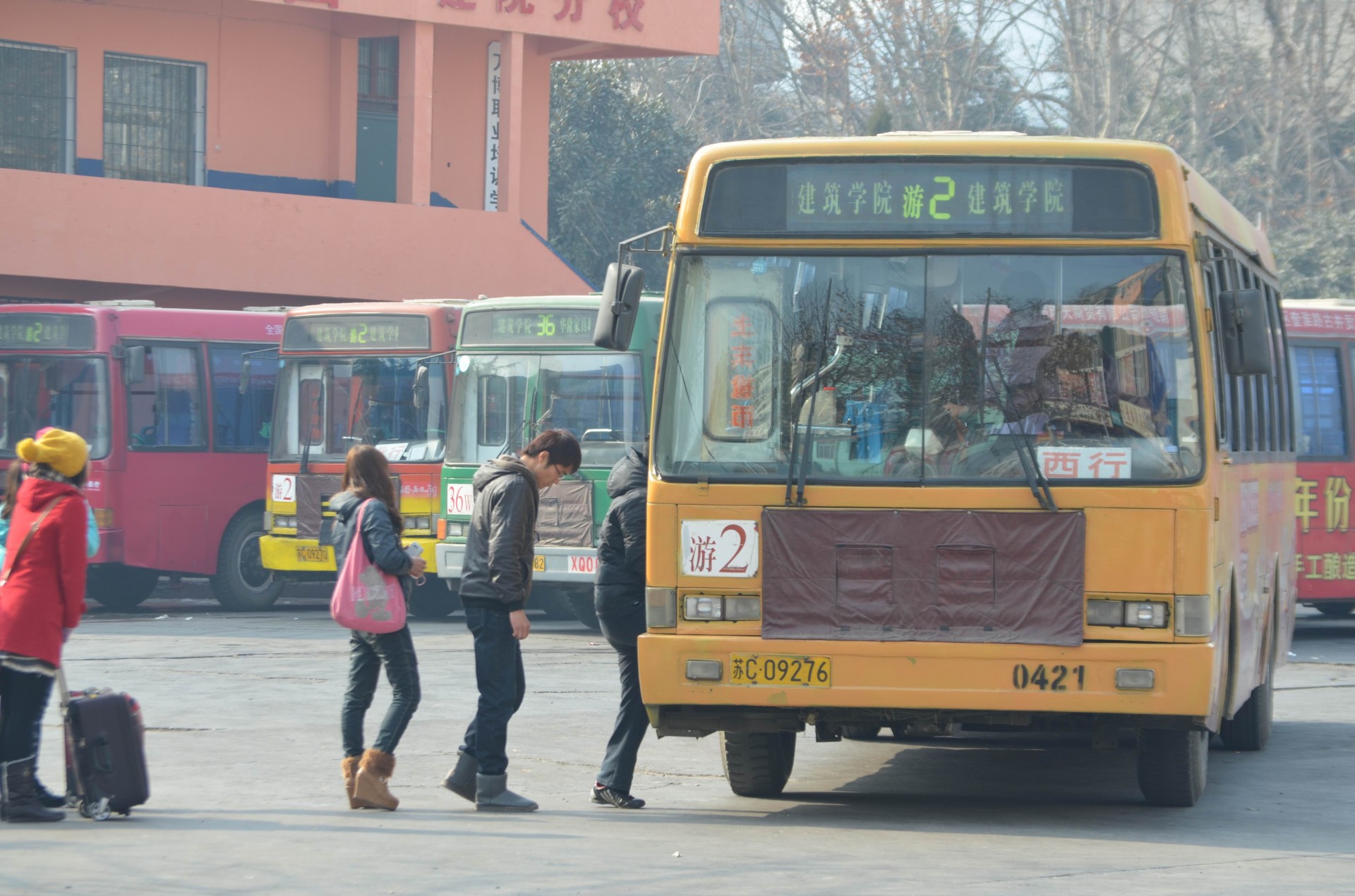 people bus bus stop free photo