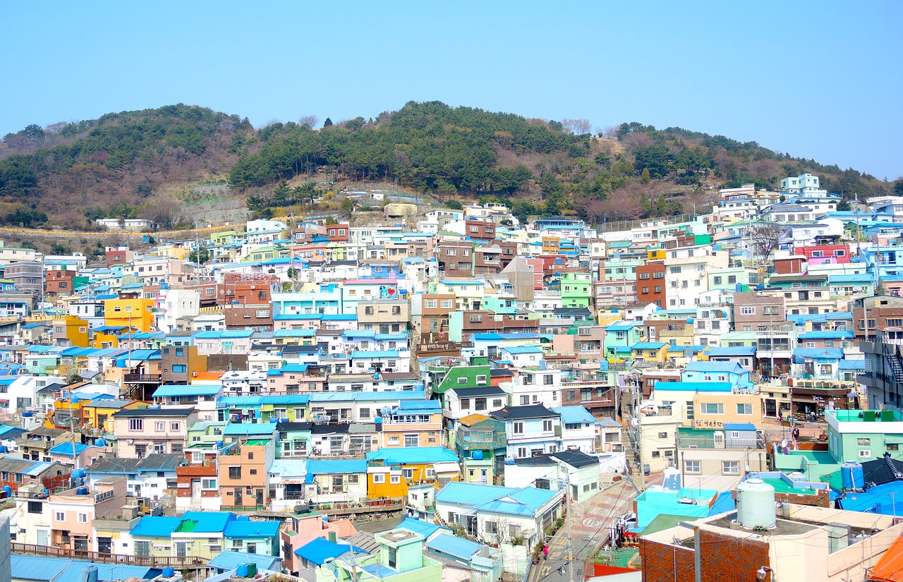 busan  gamcheon culture village  korea national free photo
