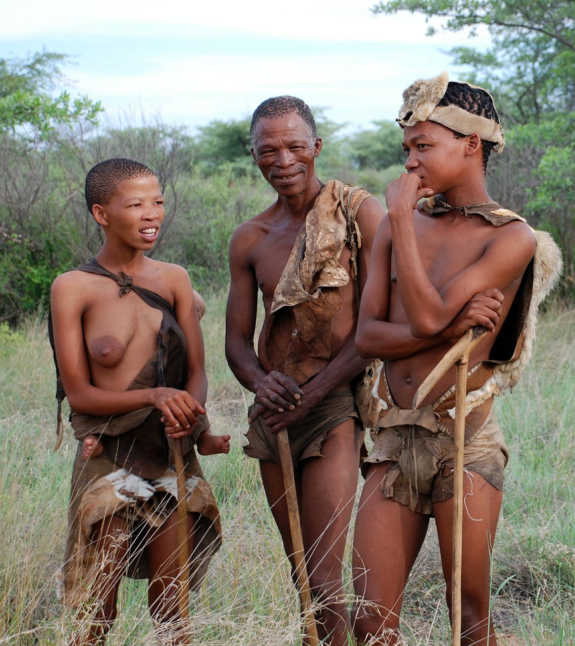 bushman indigenous people hunter gatherer free photo