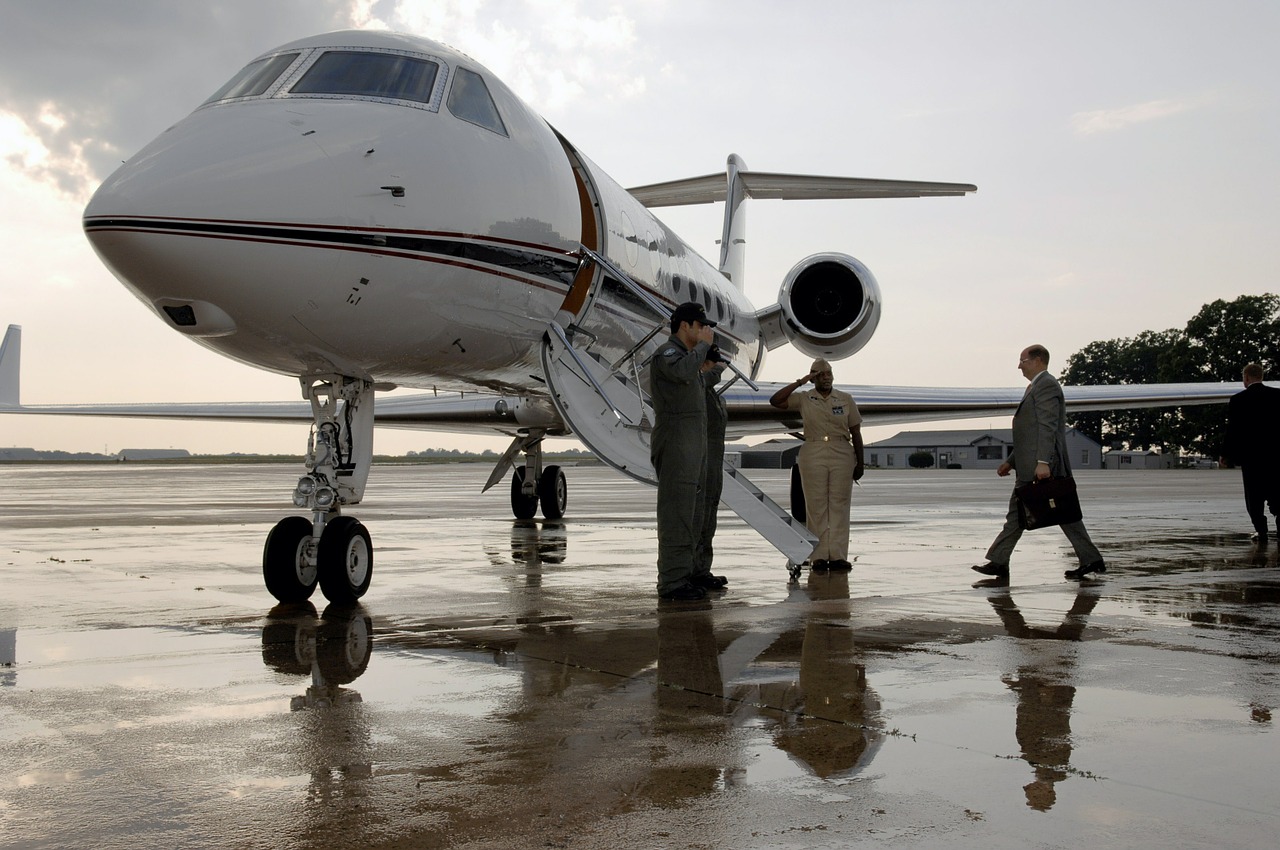 business aircraft executive travel free photo