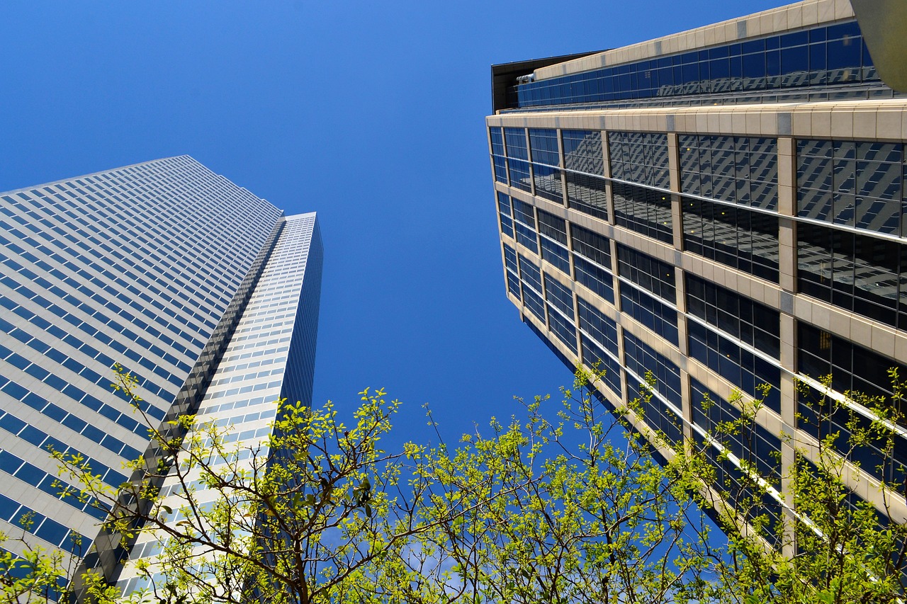 business district  skyline  houston free photo