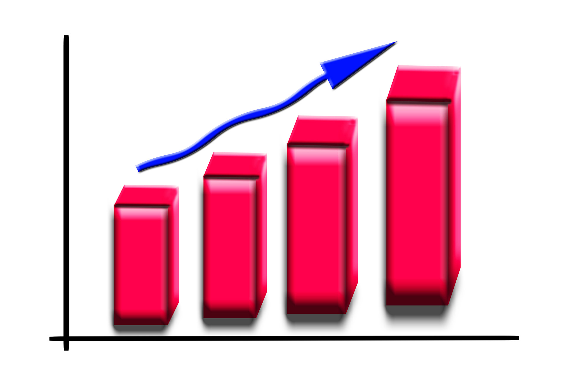 business graph statistics free photo