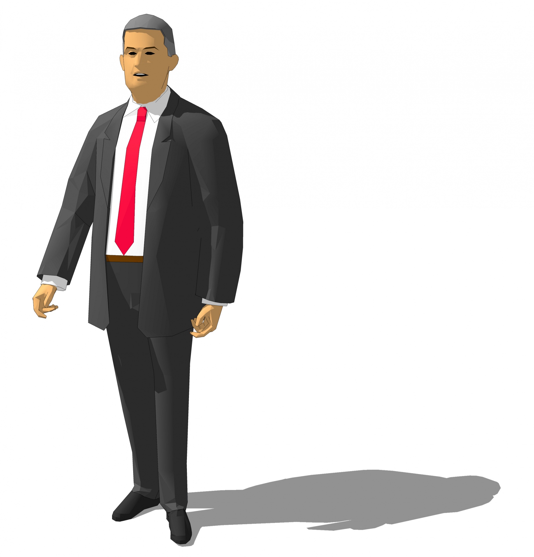 businessman 3d drawing free photo