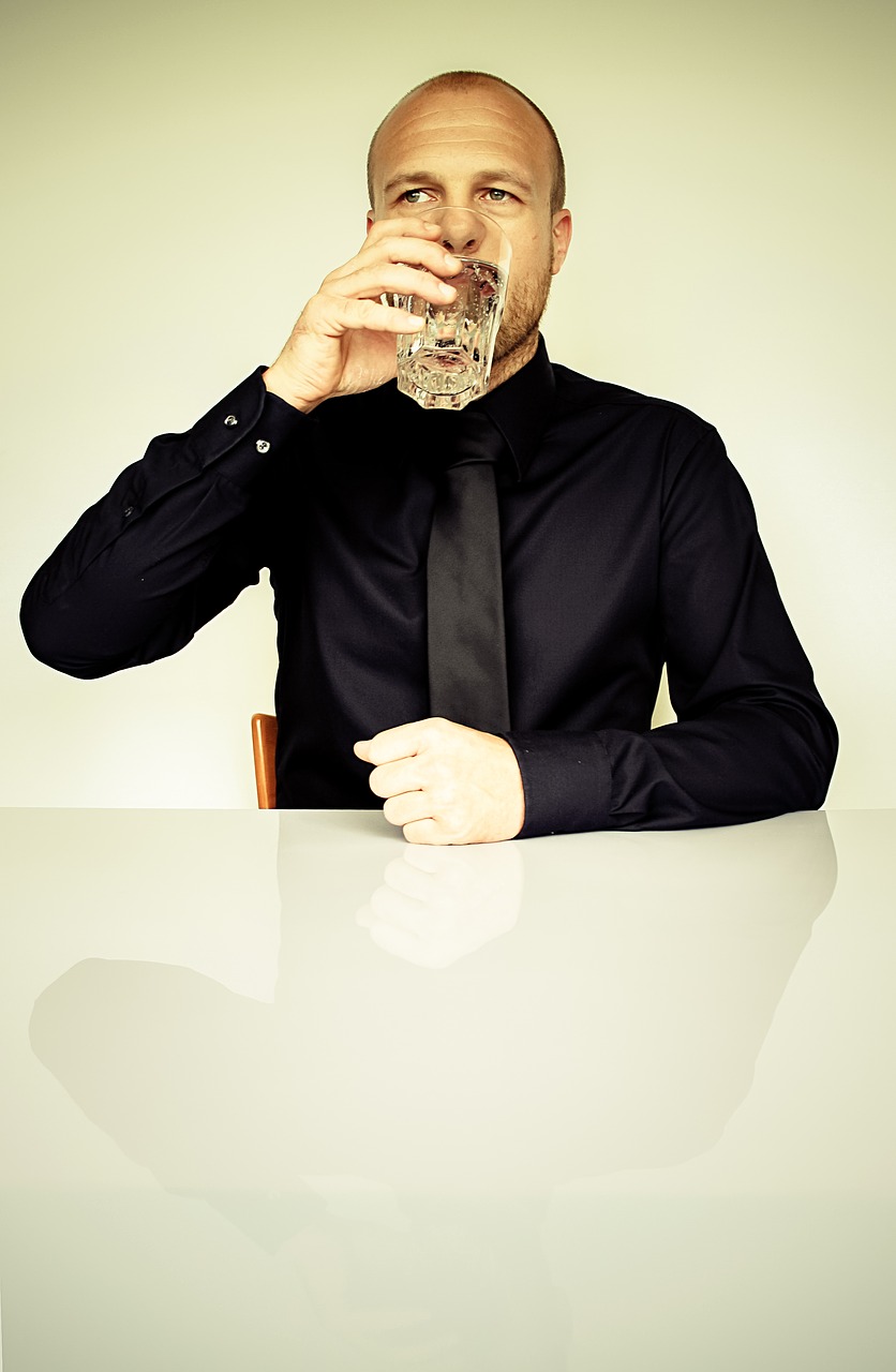 businessman drinking fashion free photo
