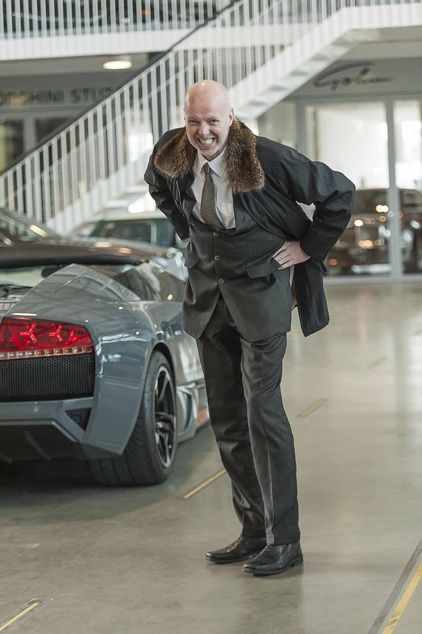 businessman coat auto free photo