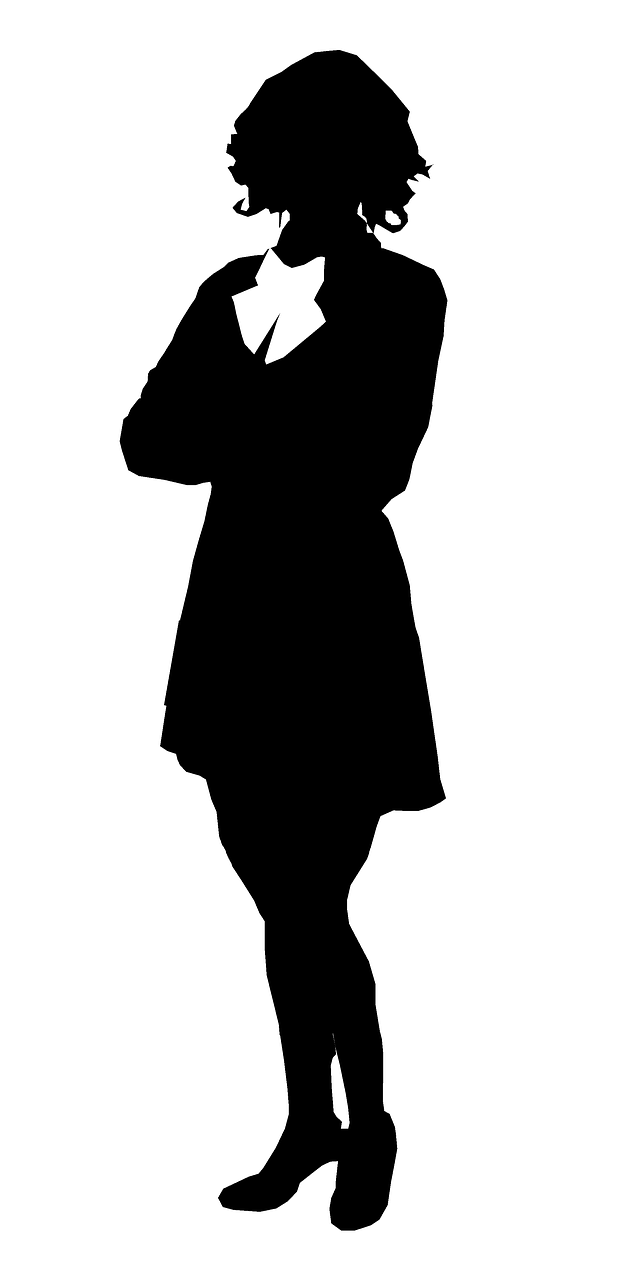 businesswoman silhouette people silhouettes free photo