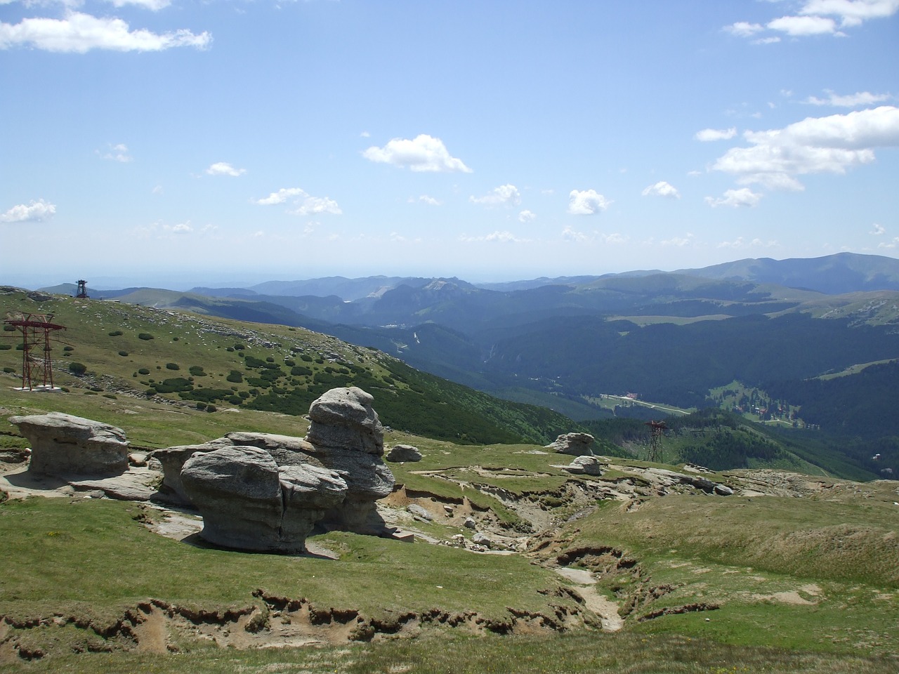 busteni romania mountain landscape free photo