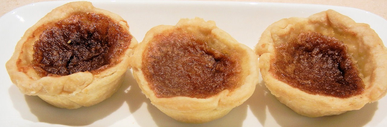 butter tarts brown sugar filling pastry free photo