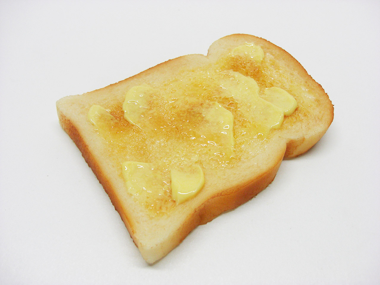 buttered toast bread free photo