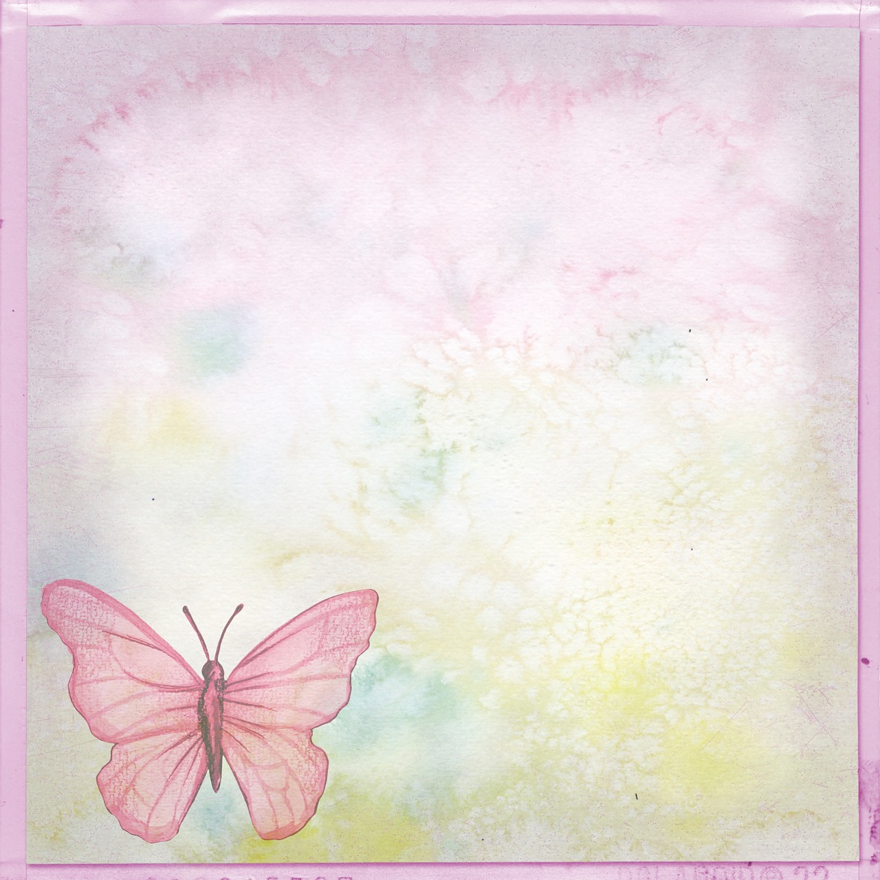 butterfly vintage background free photo