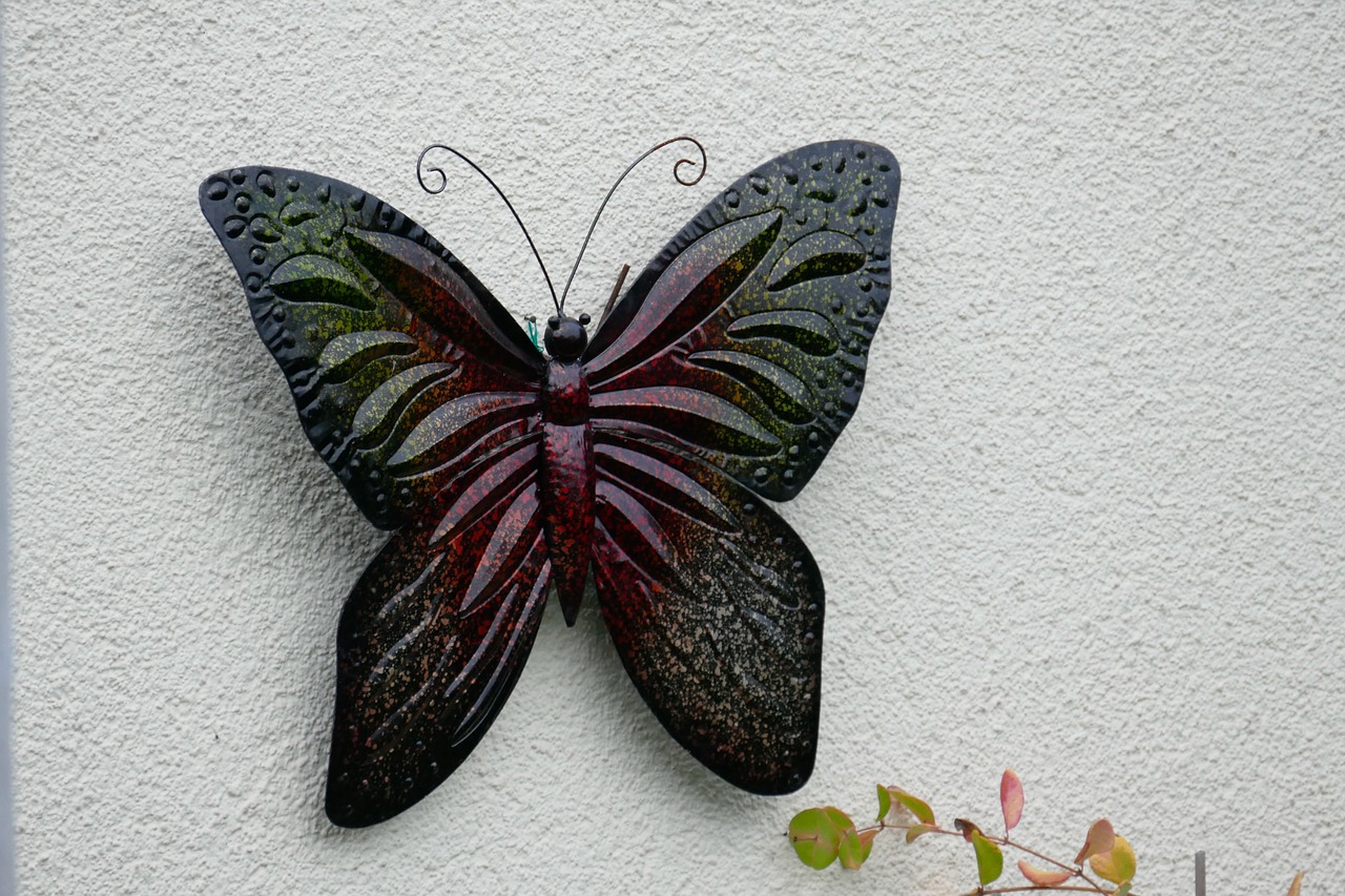 butterfly deco decoration free photo