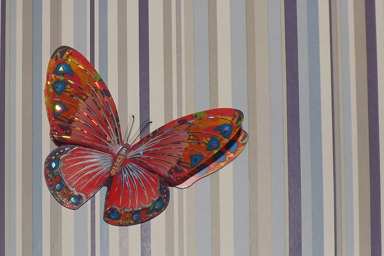 butterfly deco decoration free photo