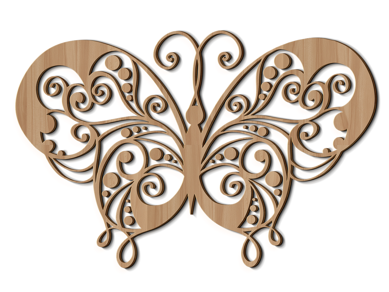 butterfly wood png free photo