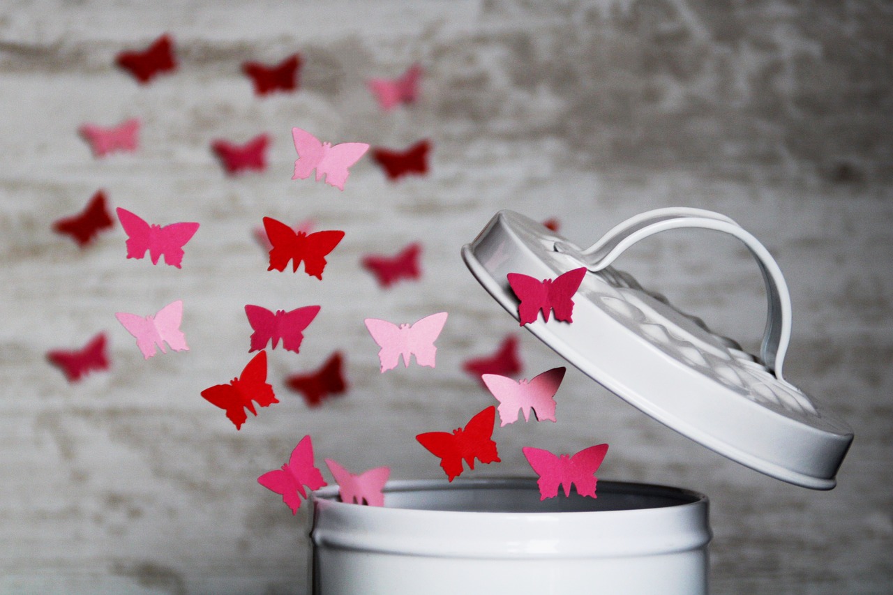 butterfly  paper  flying free photo