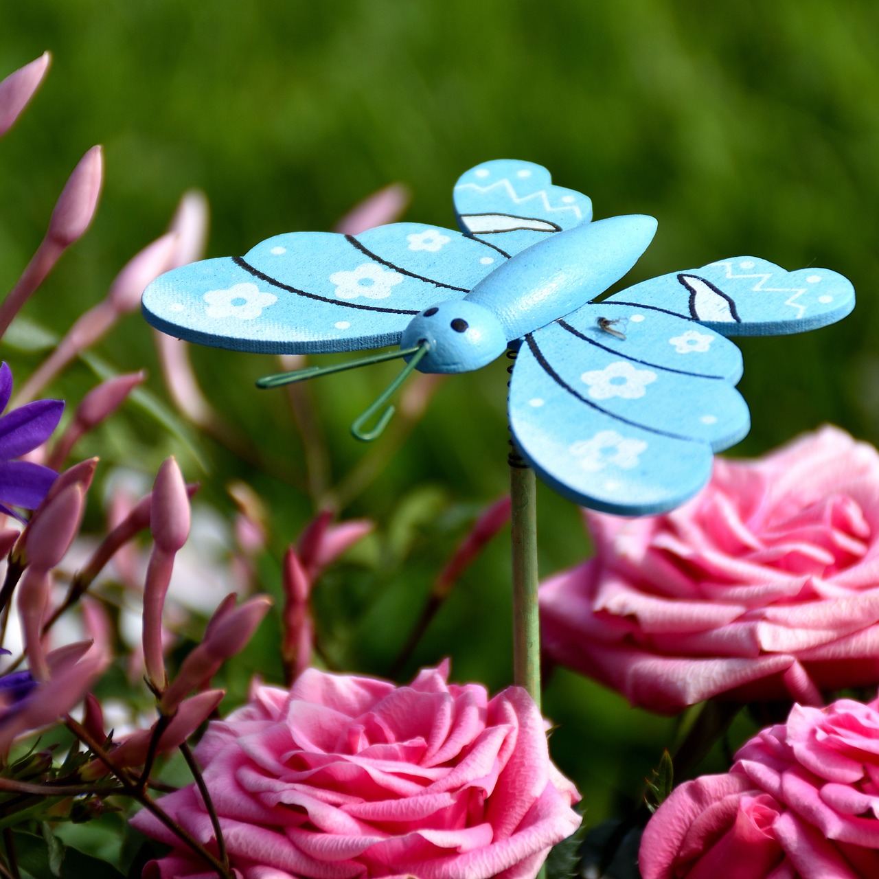 butterfly  figure  flowers free photo