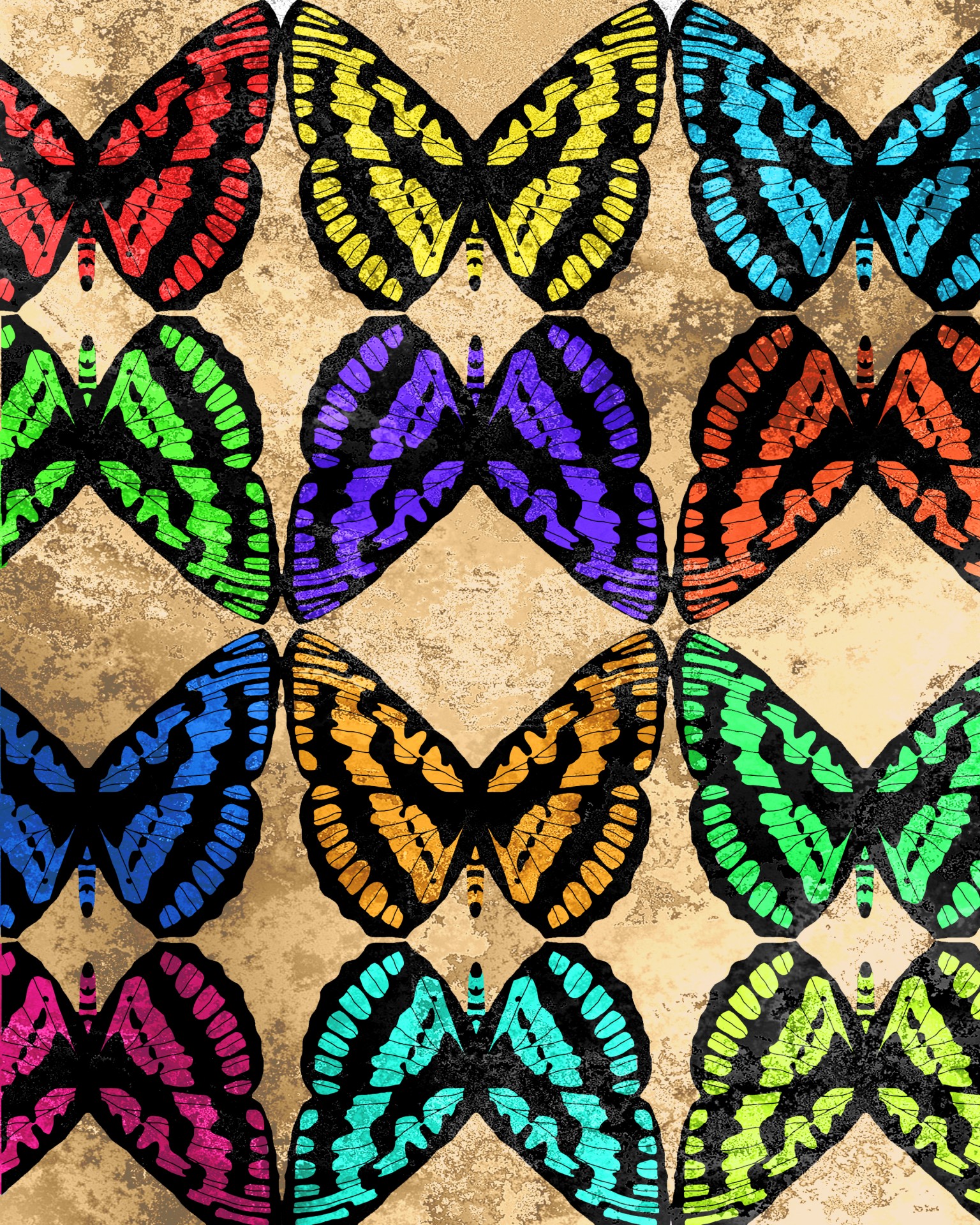 butterfly outline illustration free photo