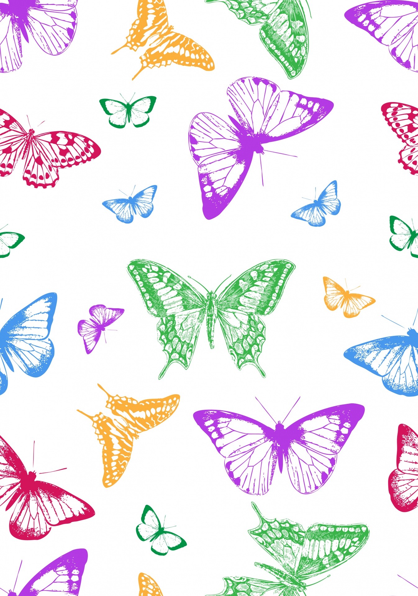 butterflies butterfly wallpaper free photo