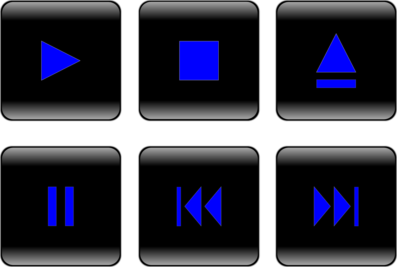button controls player free photo