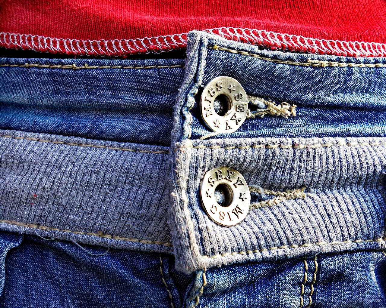 button jeans fashion free photo