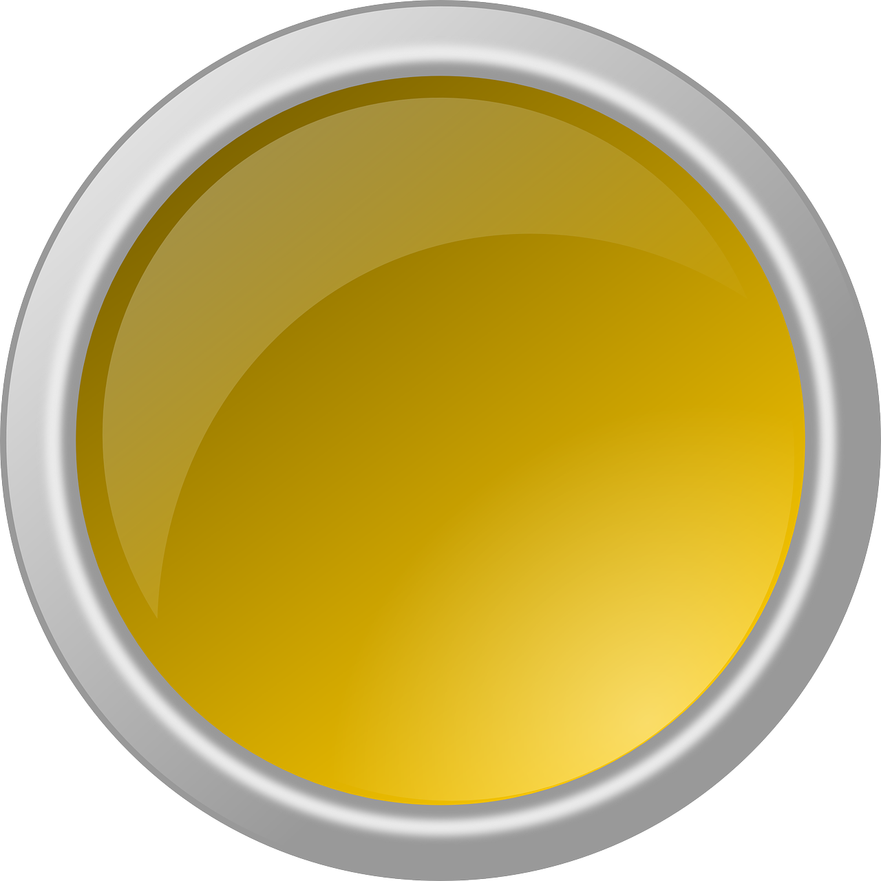 Download Button Glossy Round Circle Yellow Free Image From Needpix Com PSD Mockup Templates