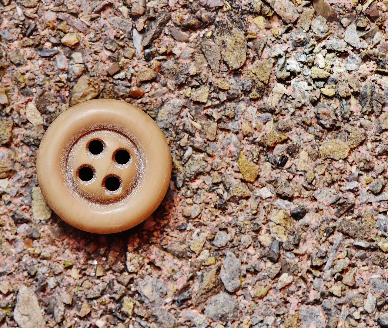 button 4 holes beige free photo