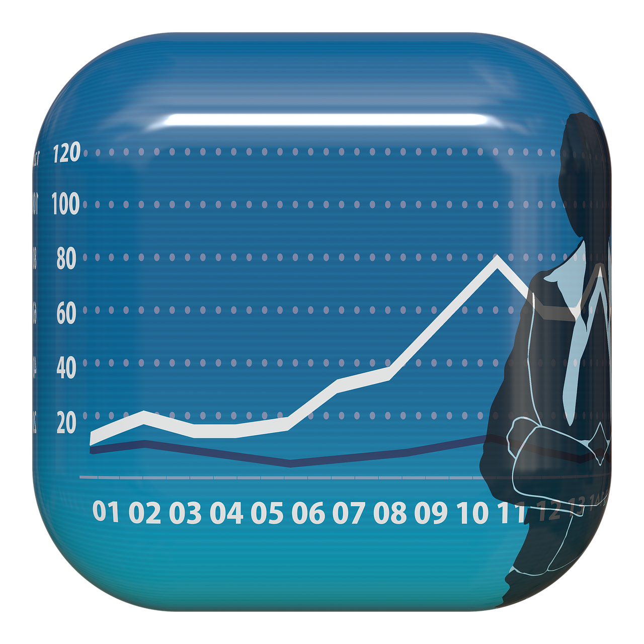 button symbol statistics free photo