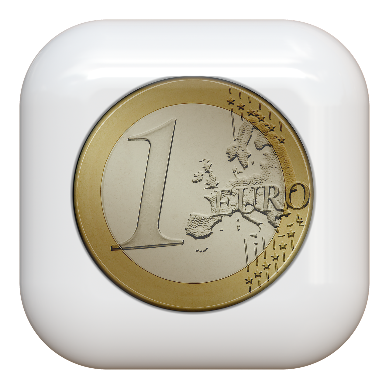 button euro currency free photo