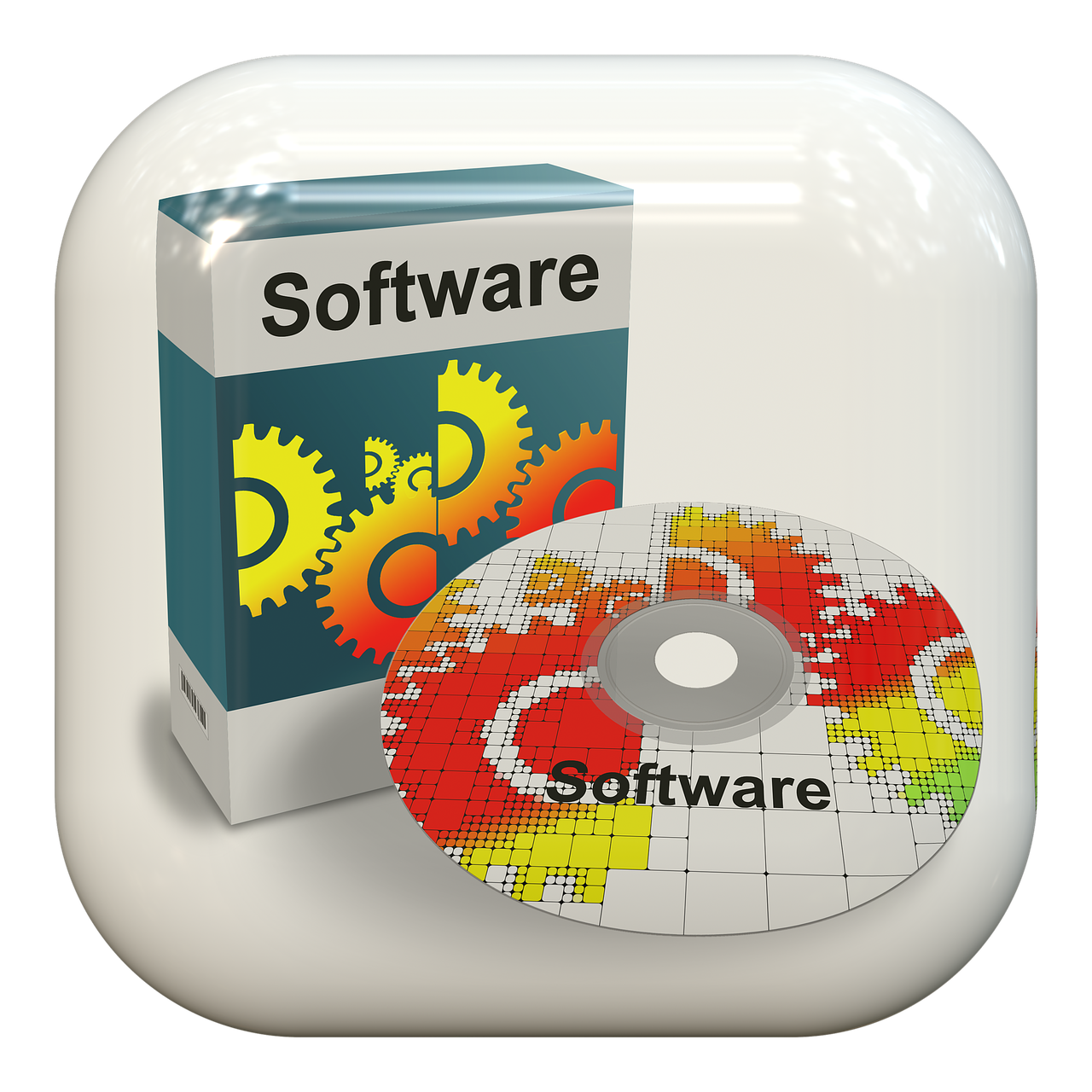 button software logo free photo