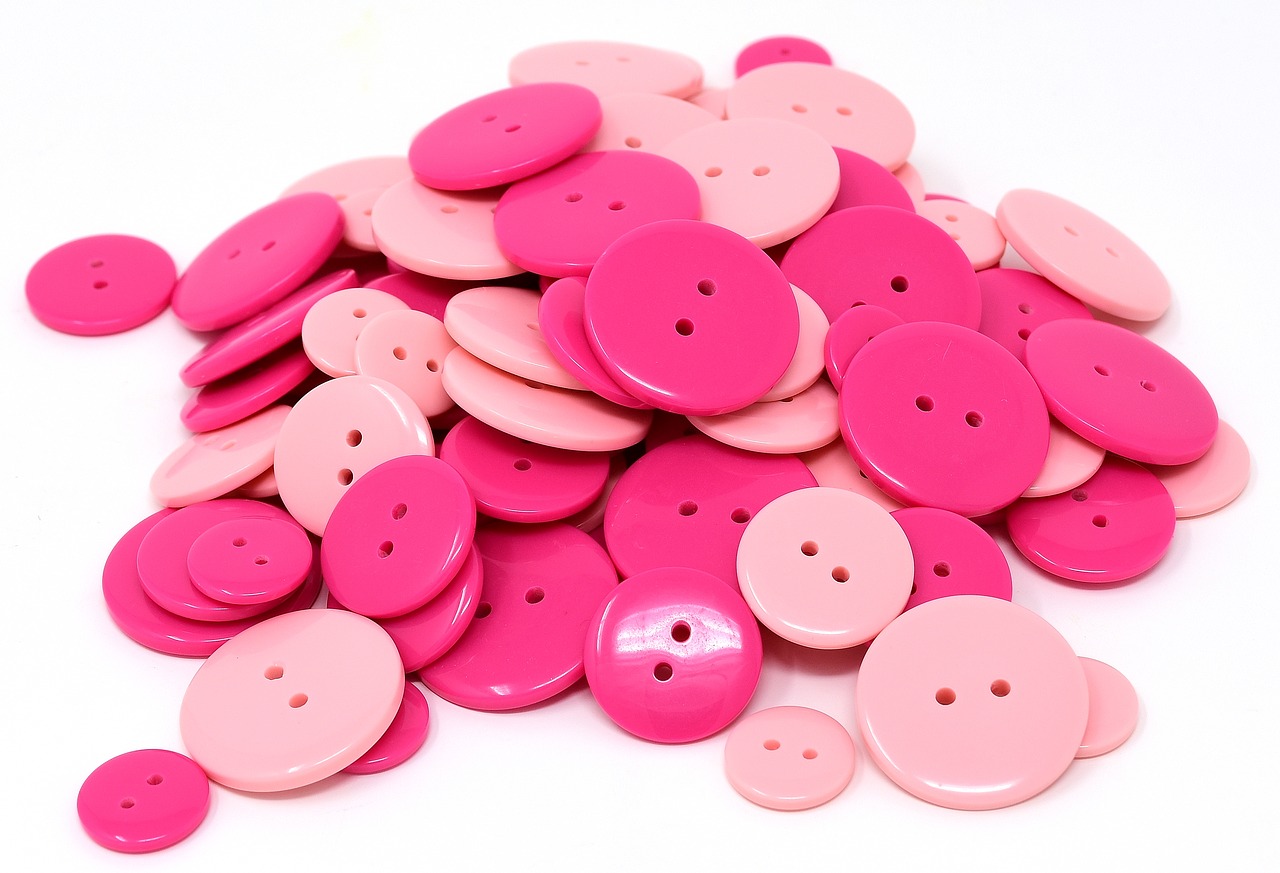 buttons pink colorful free photo