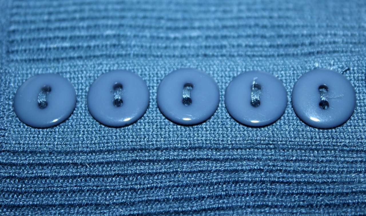 buttons sewing fabric free photo