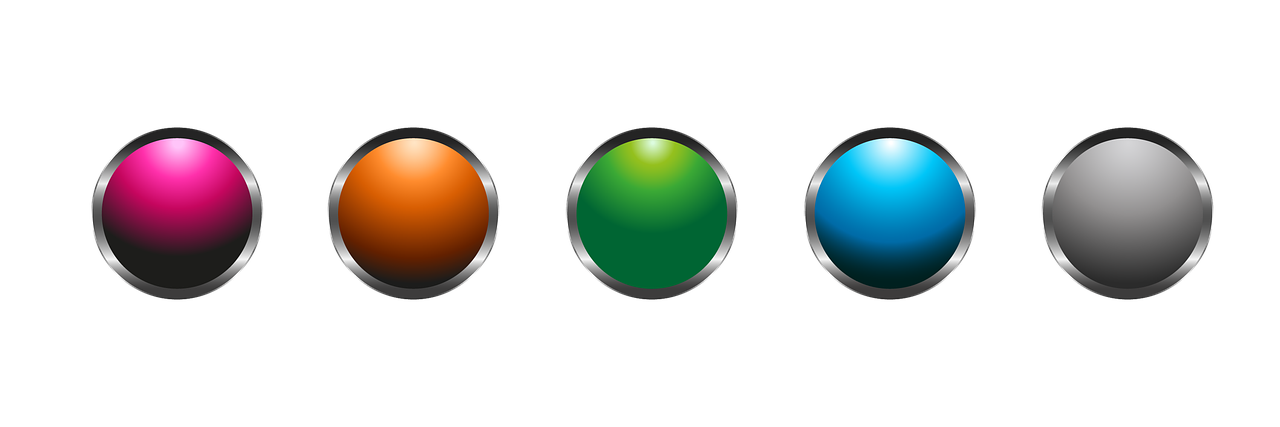 buttons  circles  colors free photo
