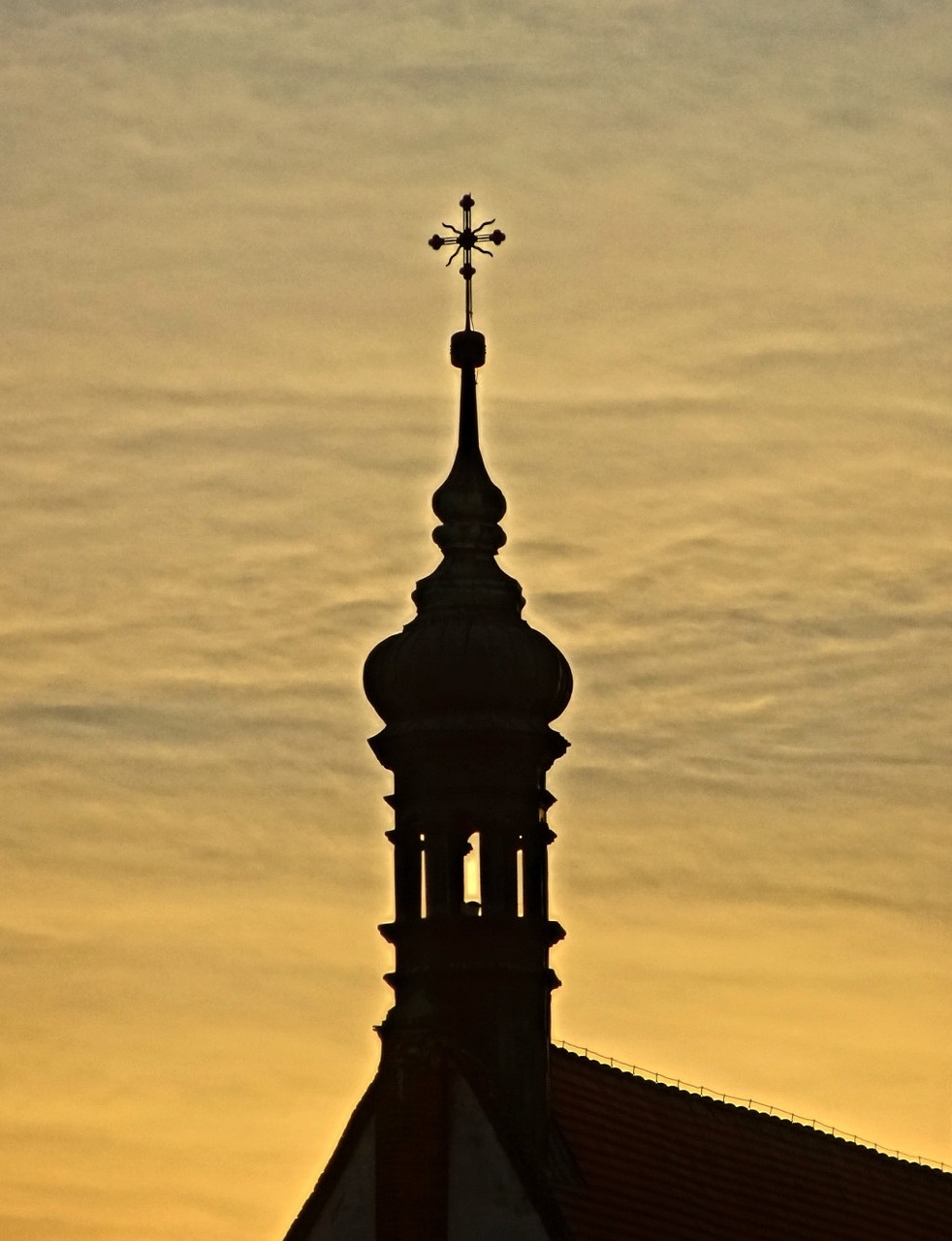 bydgoszcz cathedral sunset free photo