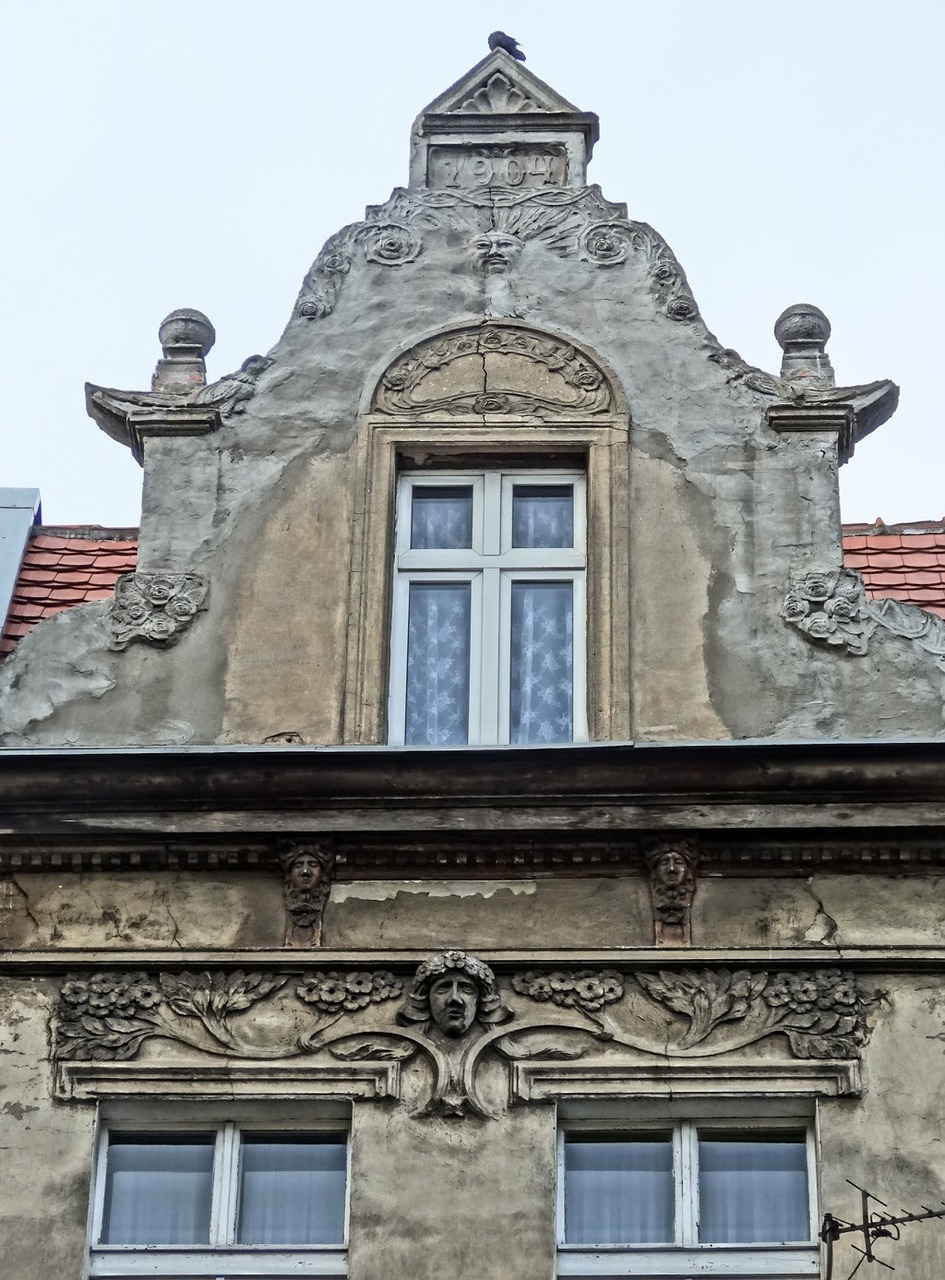 bydgoszcz art nouveau relief free photo