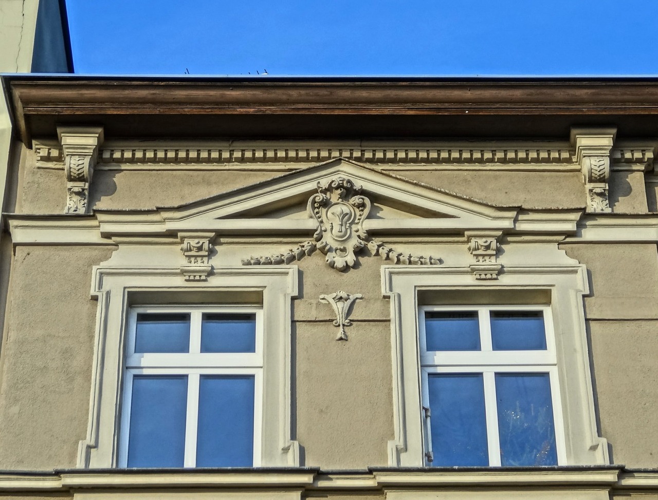 bydgoszcz building windows free photo