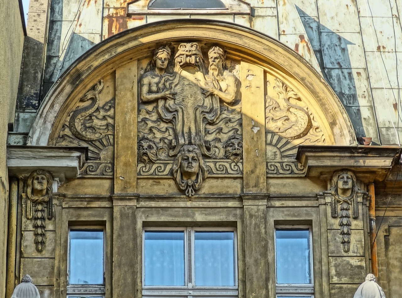 bydgoszcz art noveau relief free photo