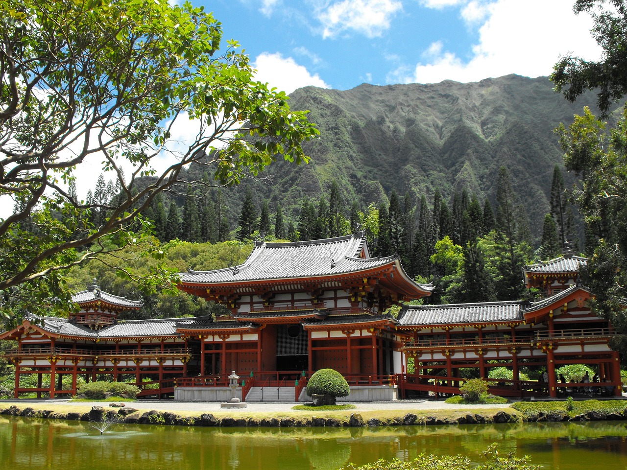byodo-in temple valley of the temples o'ahu free photo