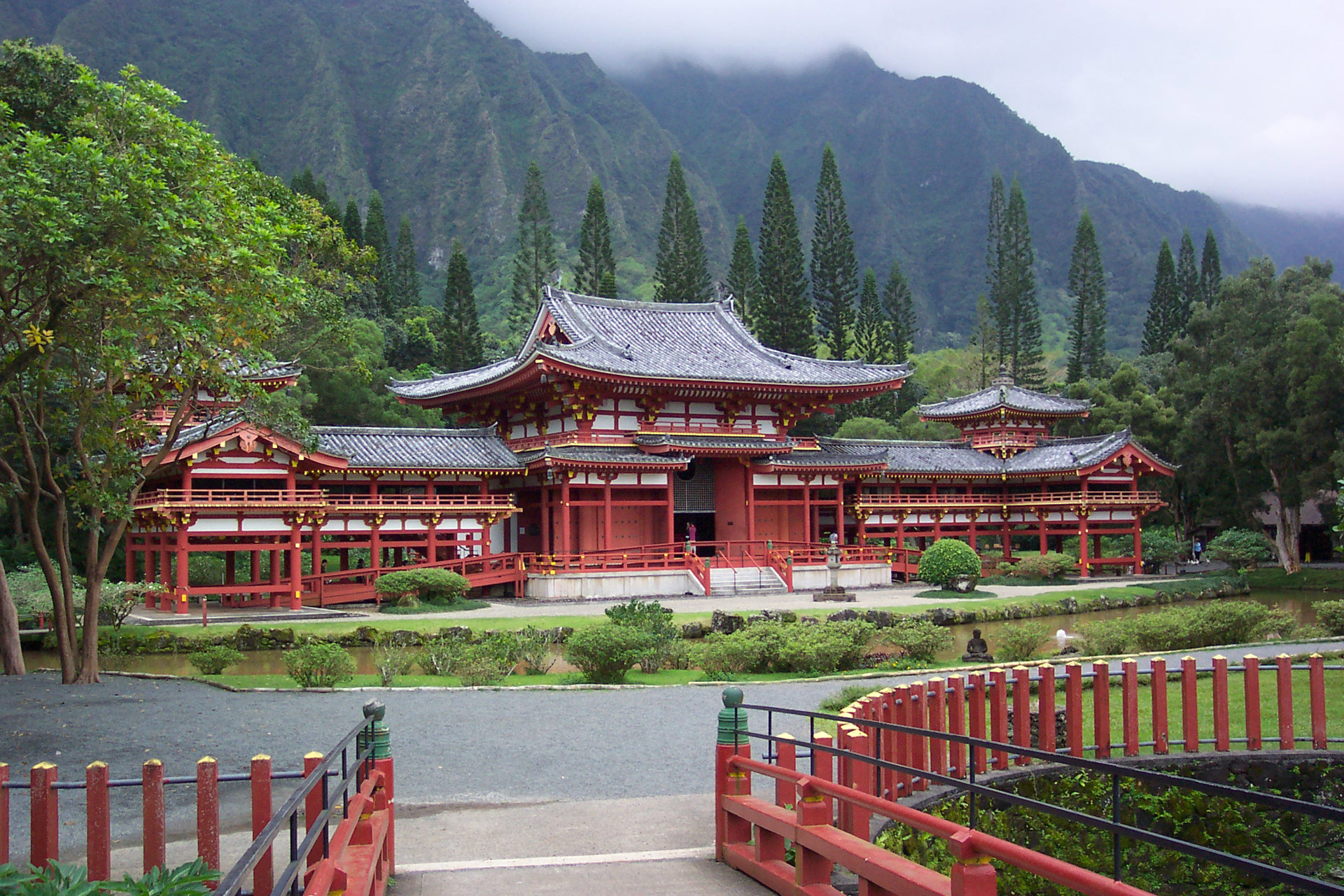 temple hawaii architecture free photo