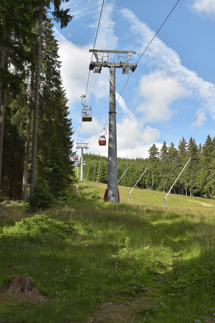 cabin cable car mountains free photo