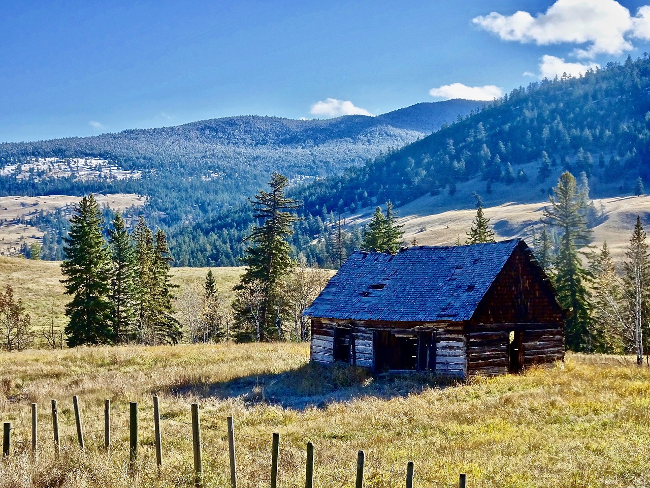 cabin hut cottage free photo