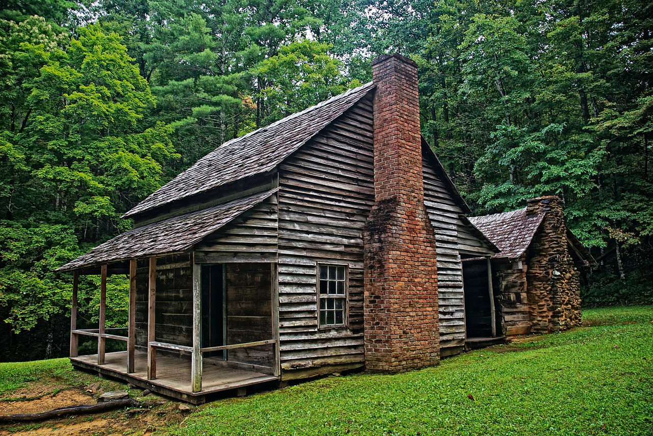 cabin rustic historical free photo