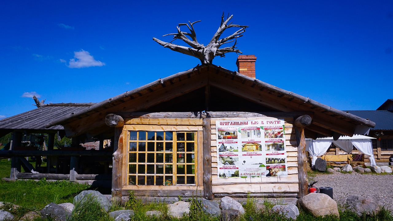 cabin wooden house free photo