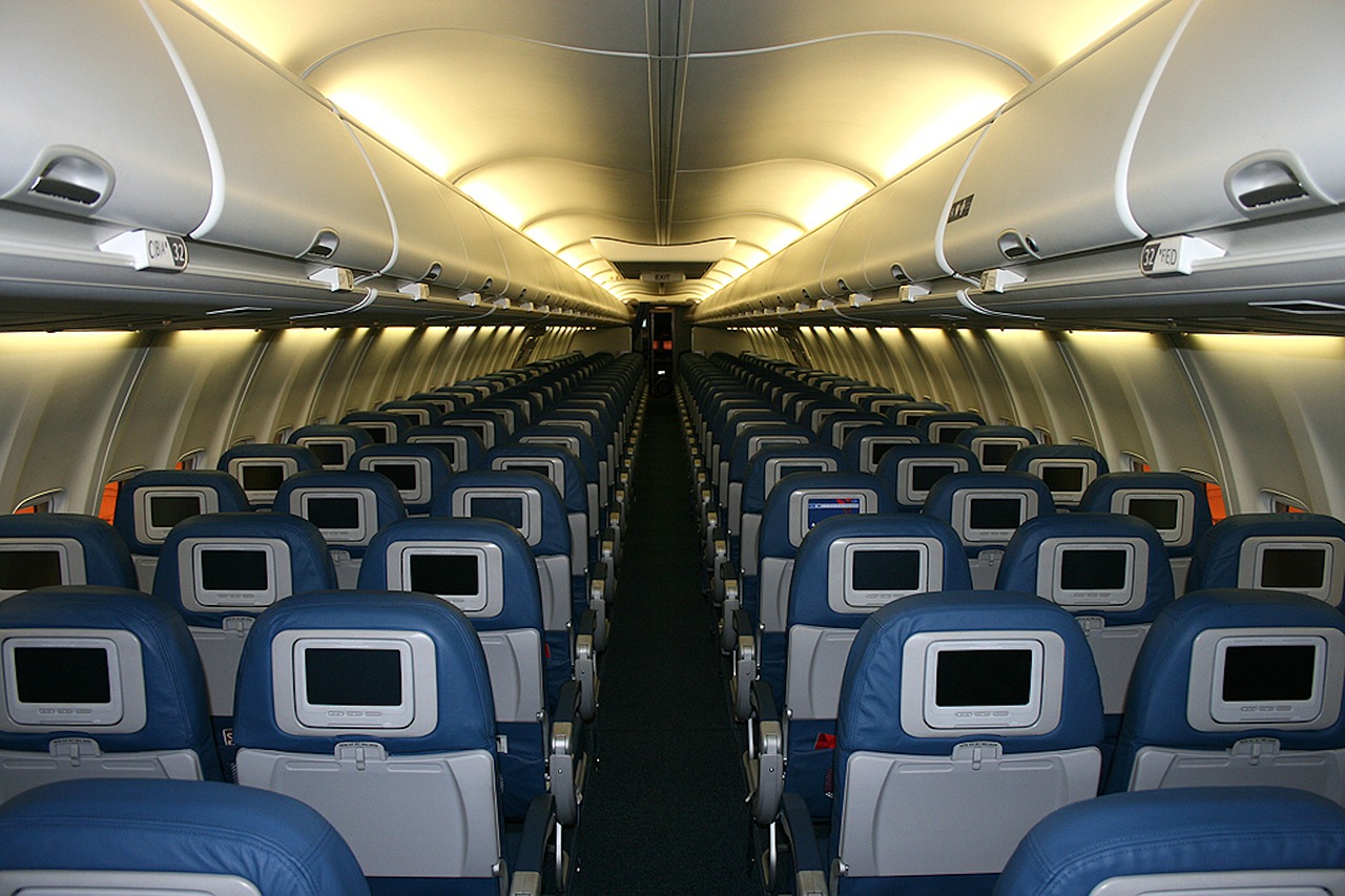 cabin aircraft luggage compartments free photo