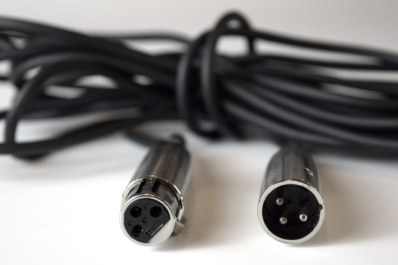 cable mic cable xlr free photo
