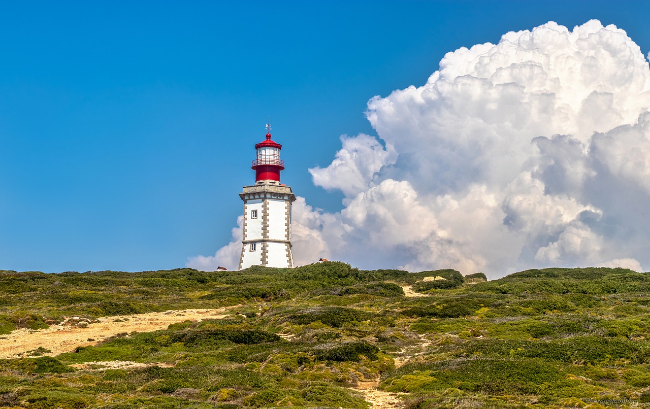 cable  lighthouse  tower free photo