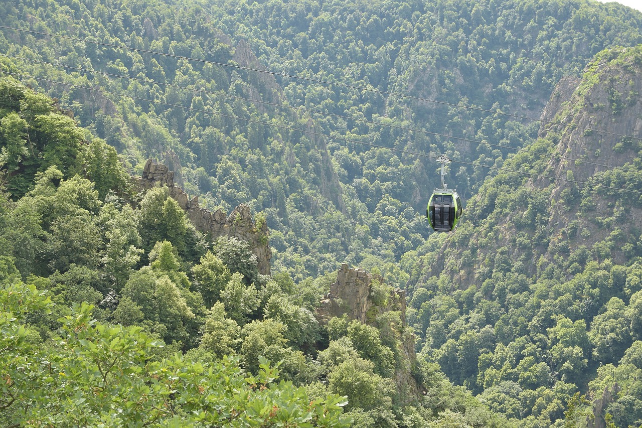 cable car thale panorama free photo