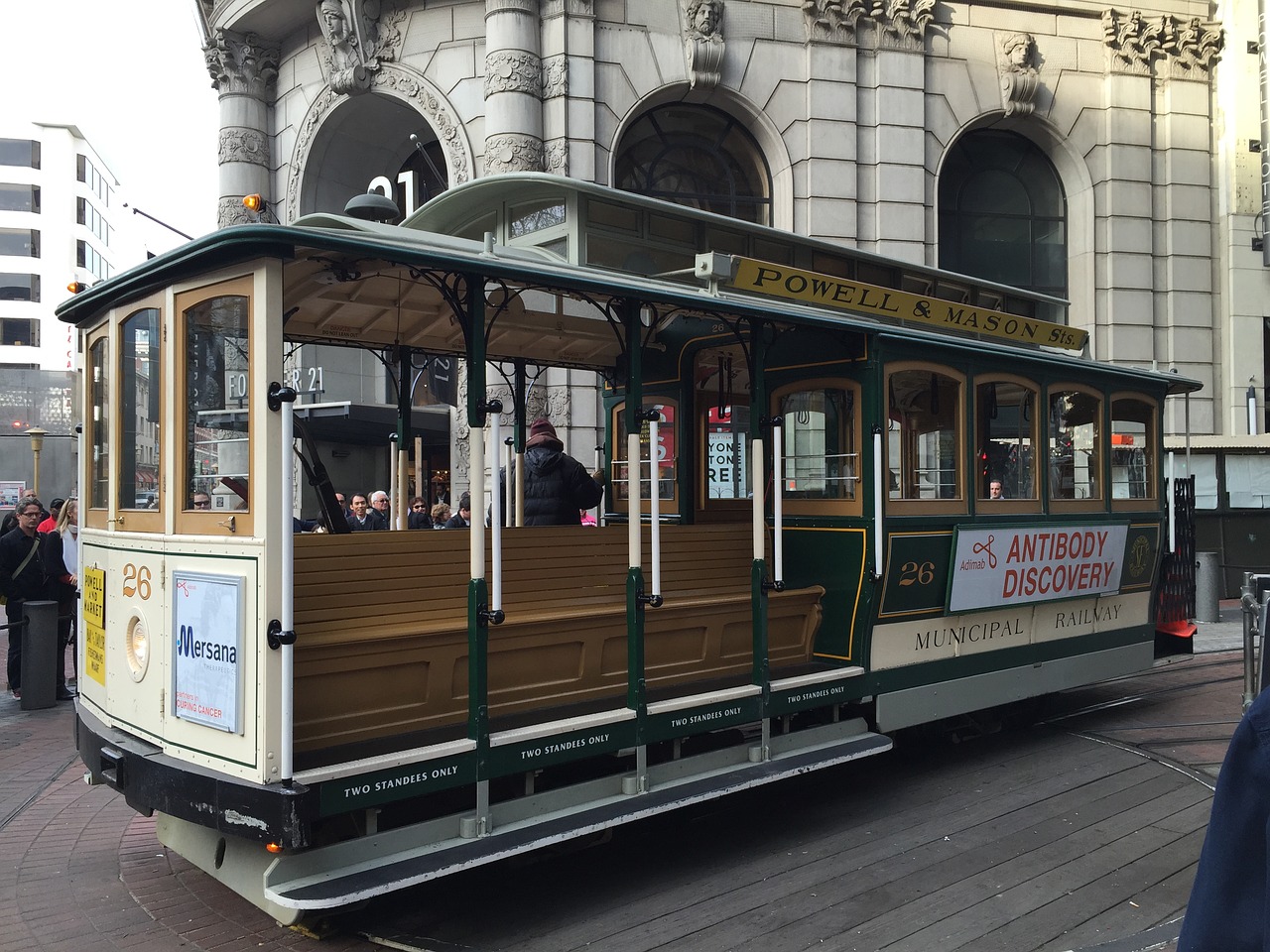 cable car san francisco transportation free photo