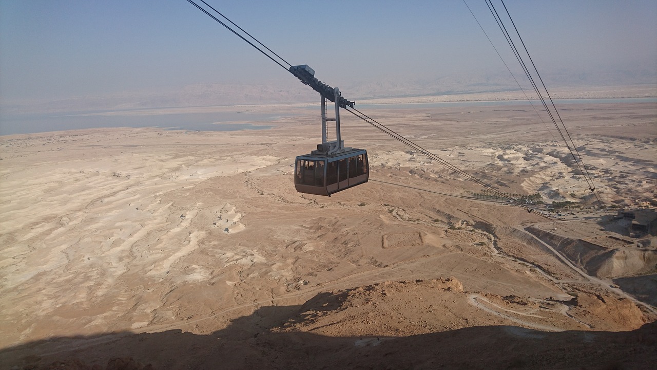 cable car masada israel free photo
