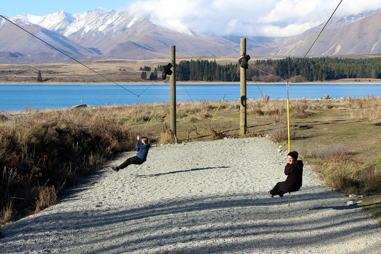 cable car view lake free photo